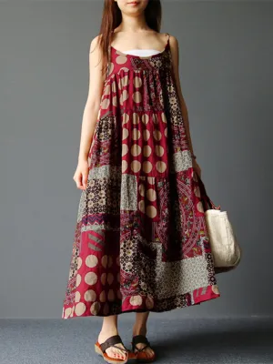 Bohemian Spaghetti Strap Dresses