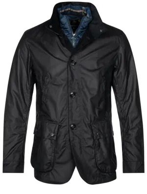 Century Wax Jacket Navy