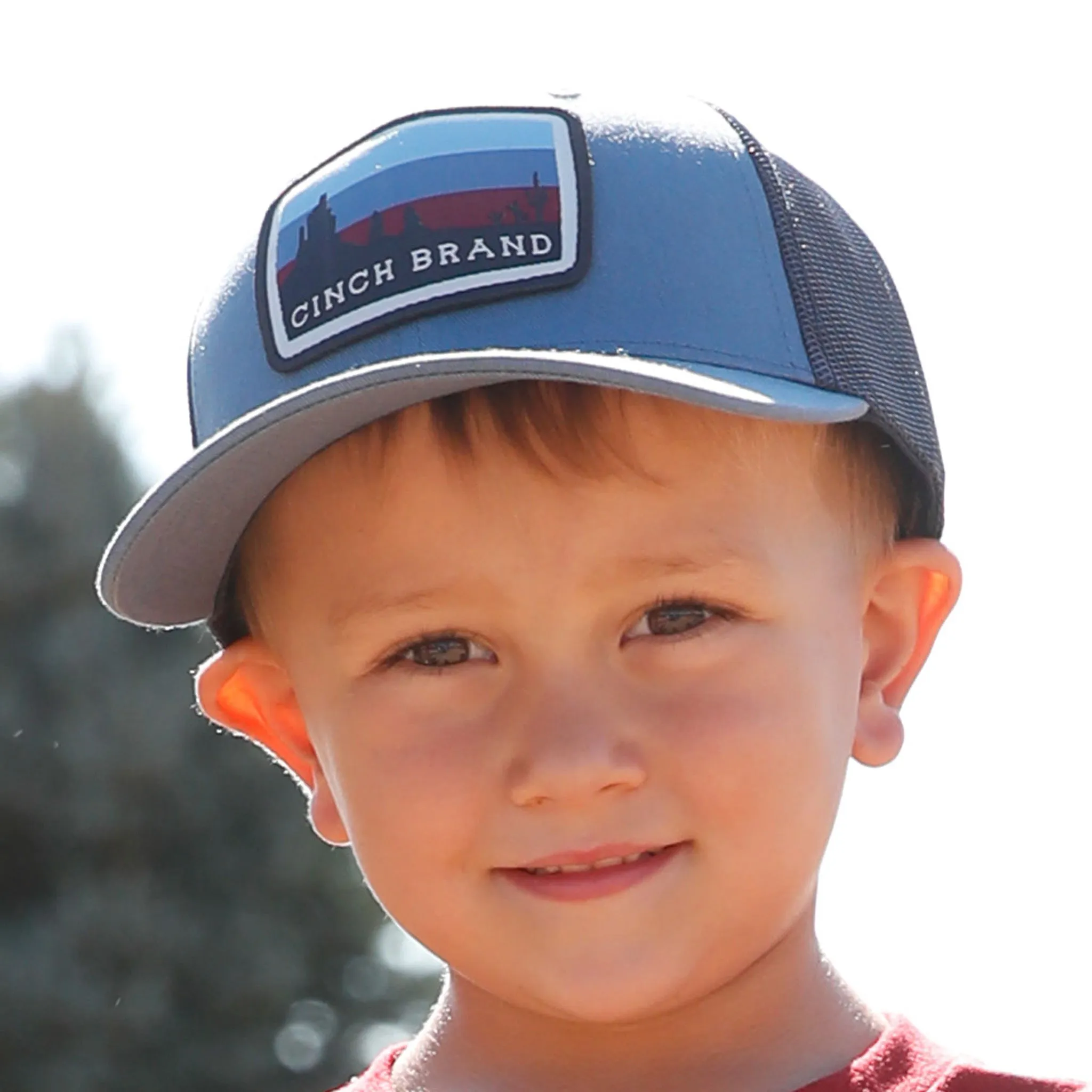 Cinch Youth Blue Patch Cap