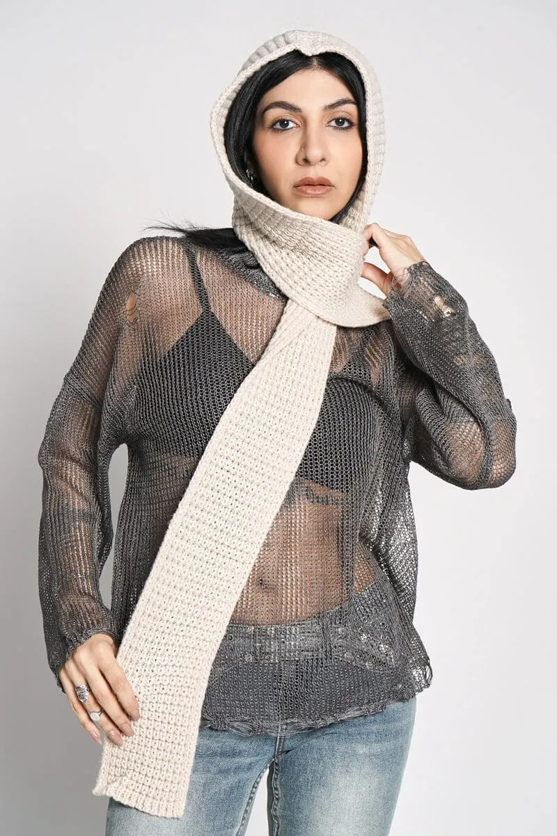 Daybreak Knit Hooded Scarf