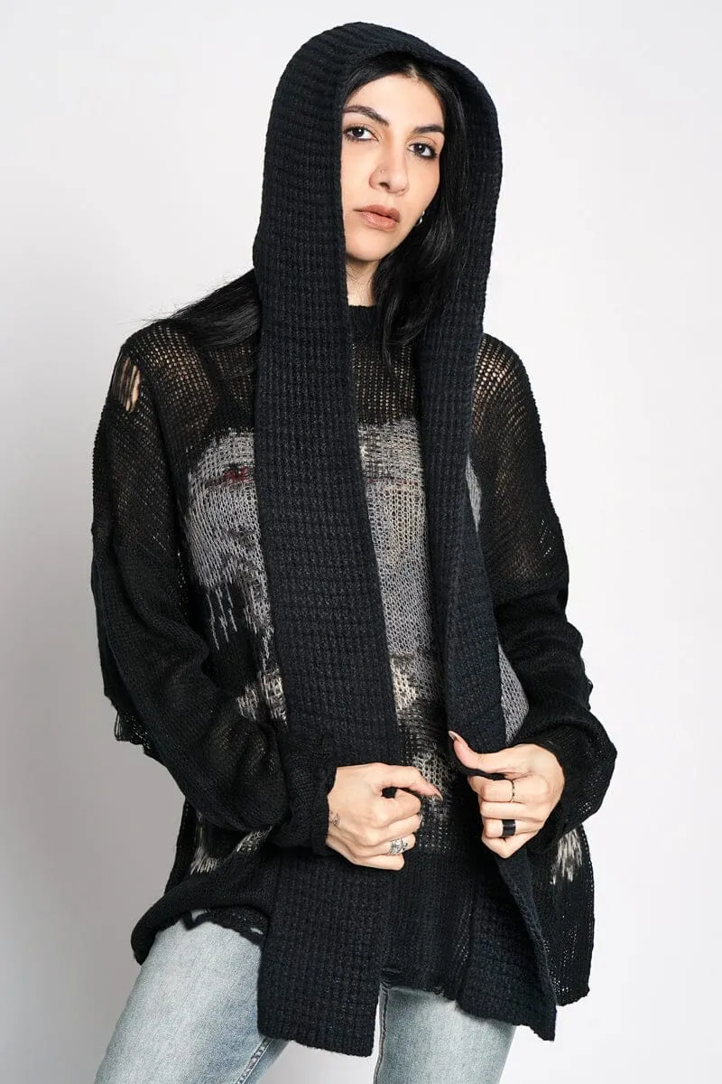 Daybreak Knit Hooded Scarf