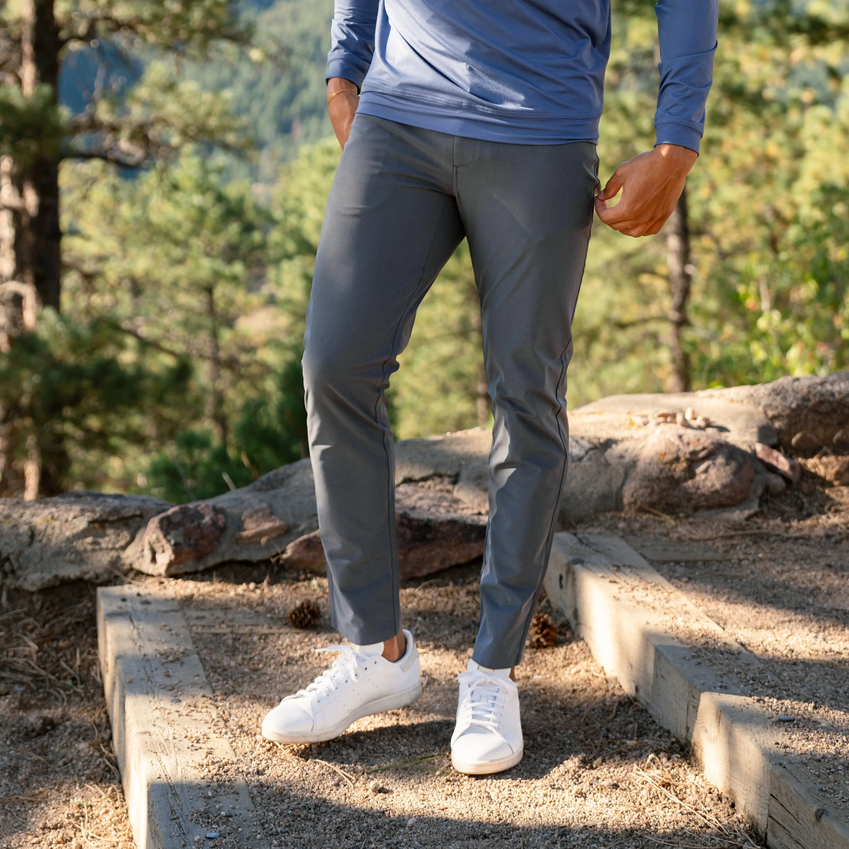 Delta Performance Pant | Solid - Charcoal Grey