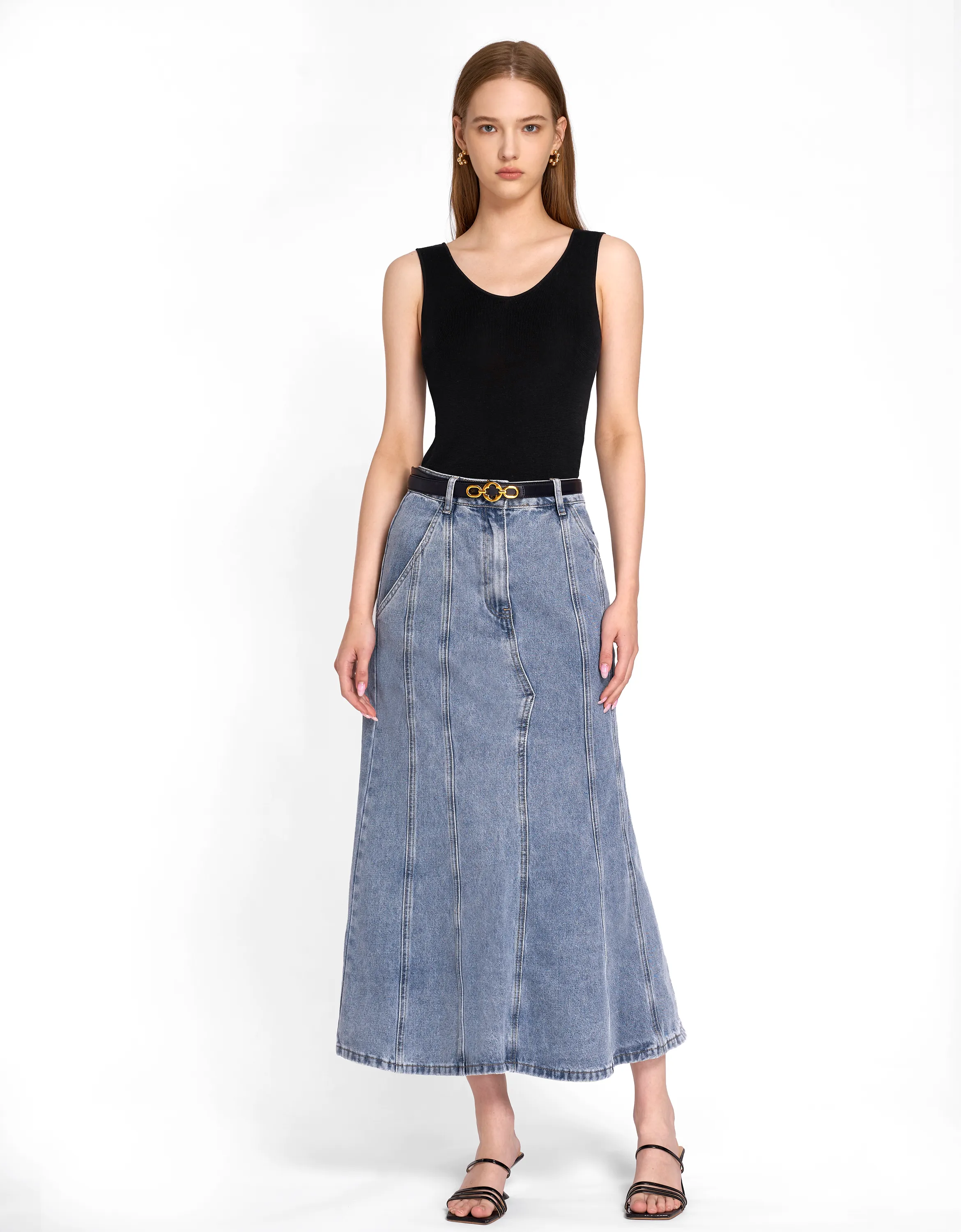 Denim Mermaid Skirt