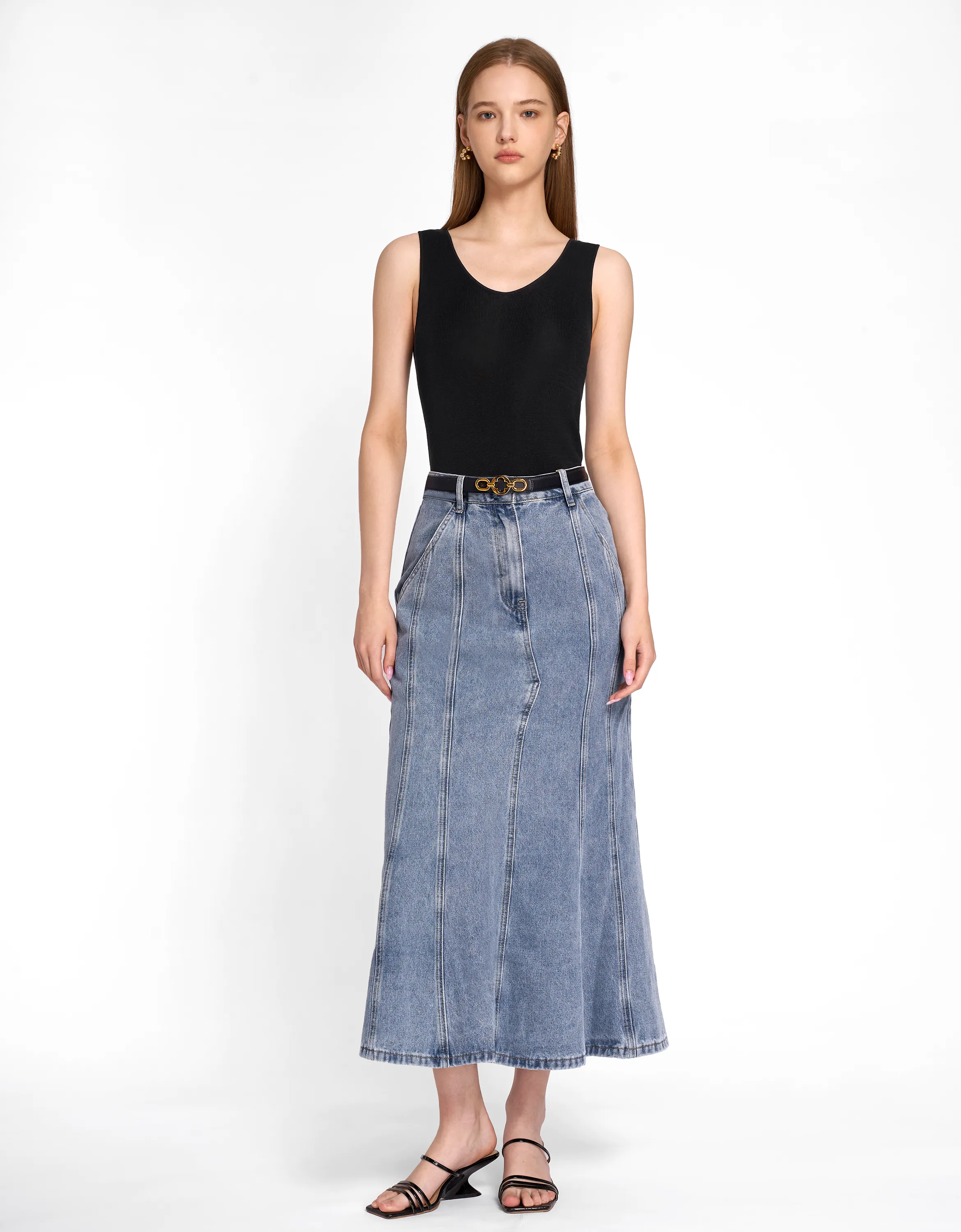 Denim Mermaid Skirt