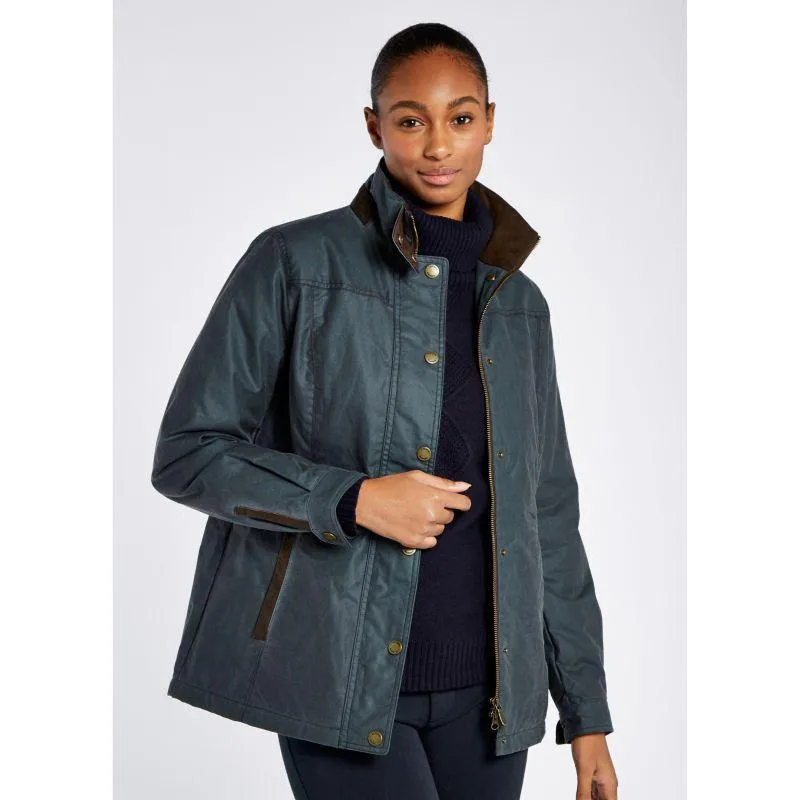 Dubarry Mountrath Ladies Primaloft Waxed Jacket - Dark Pebble