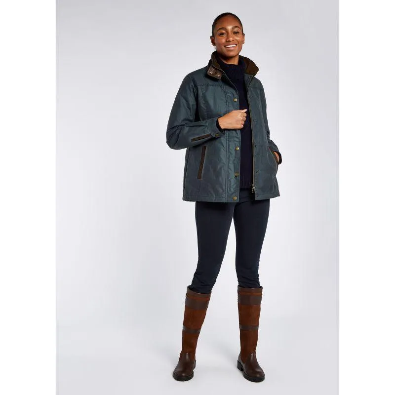 Dubarry Mountrath Ladies Primaloft Waxed Jacket - Dark Pebble