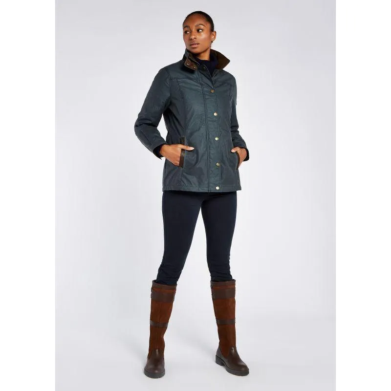 Dubarry Mountrath Ladies Primaloft Waxed Jacket - Dark Pebble