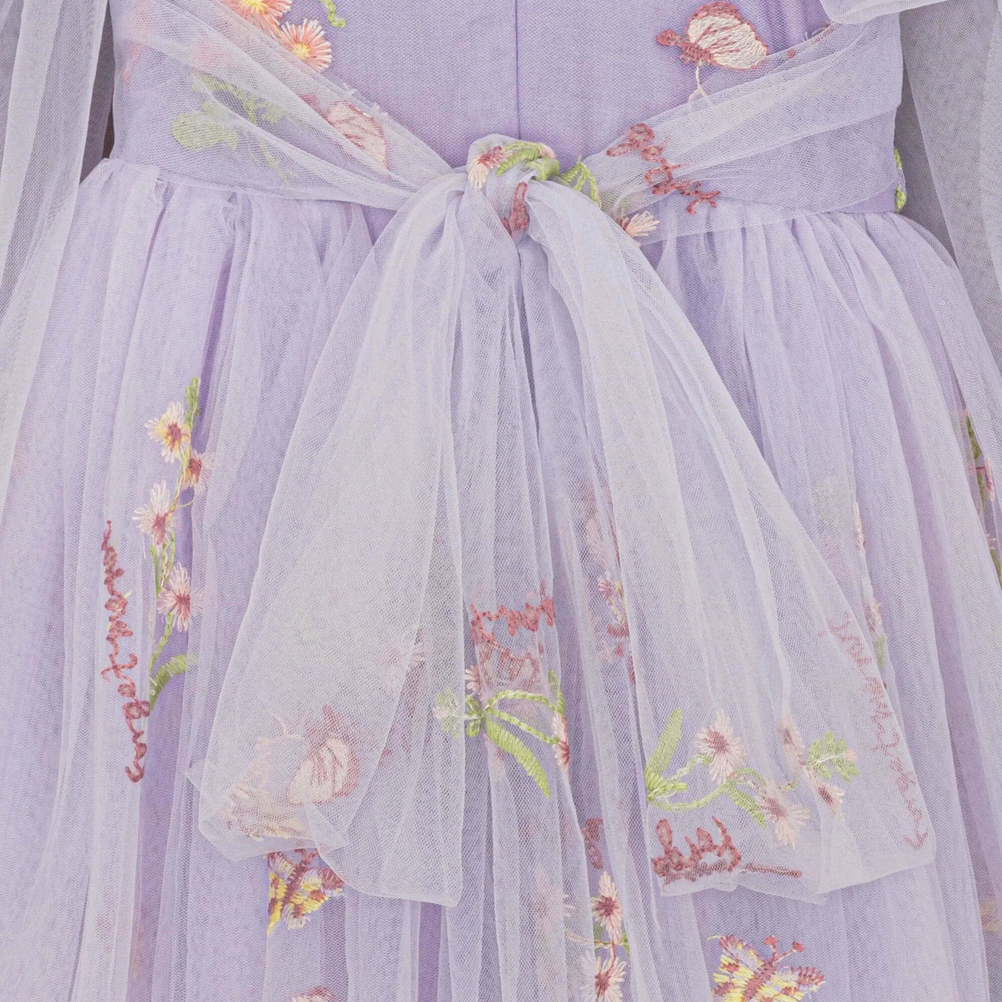 Enchanted Angel Dress - Embroidered Lilac