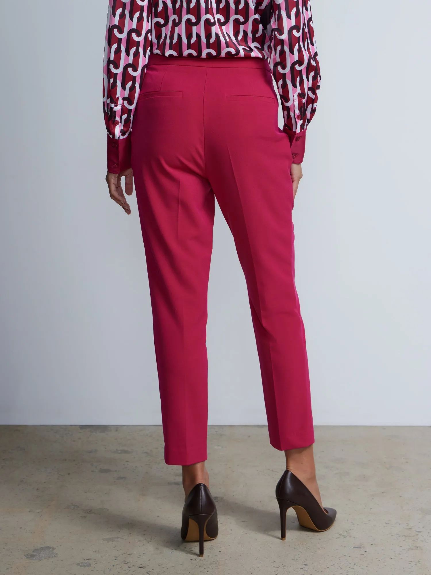 Essential Stretch High Rise Straight Leg Pant