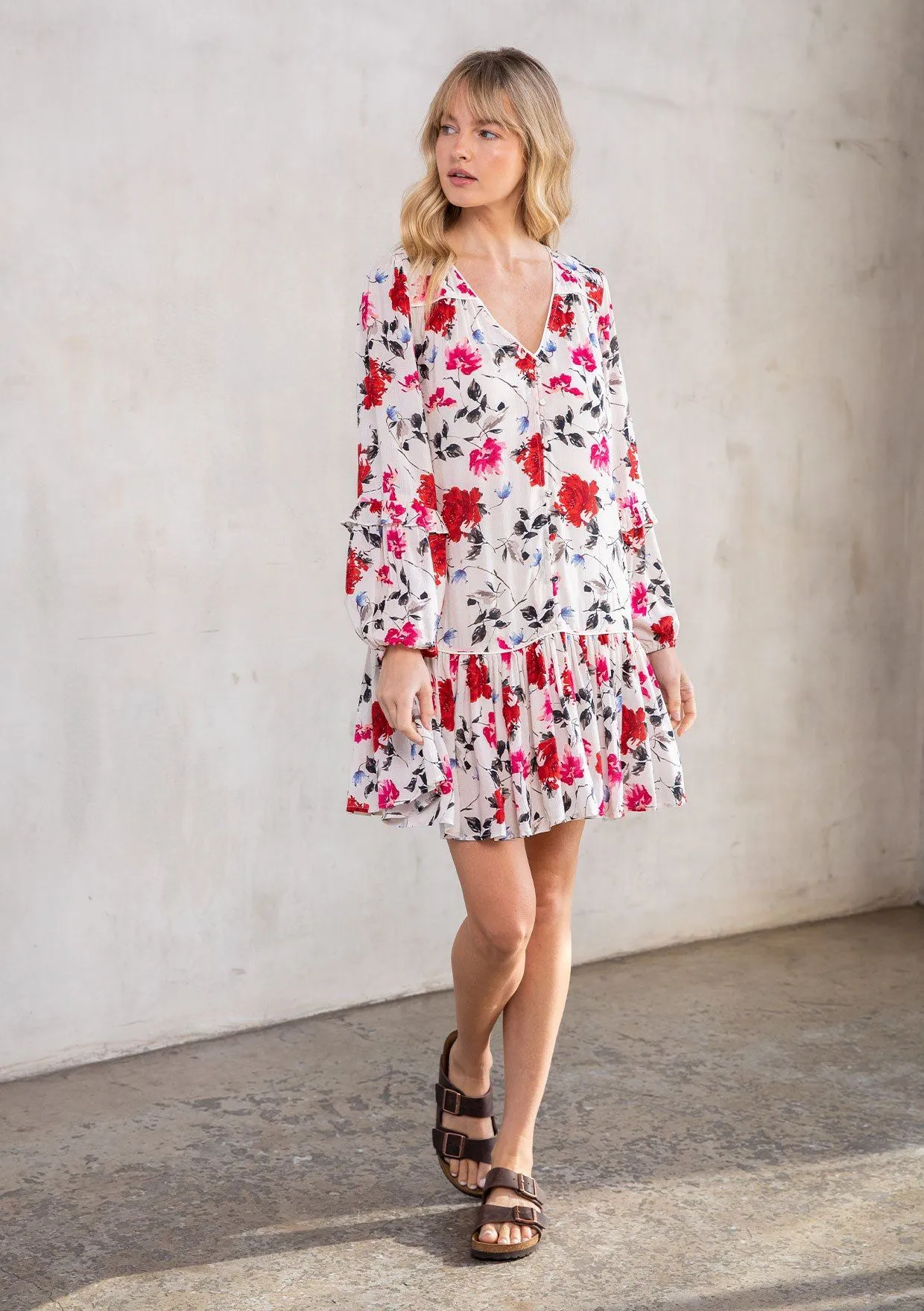 Freja Floral Mini Dress