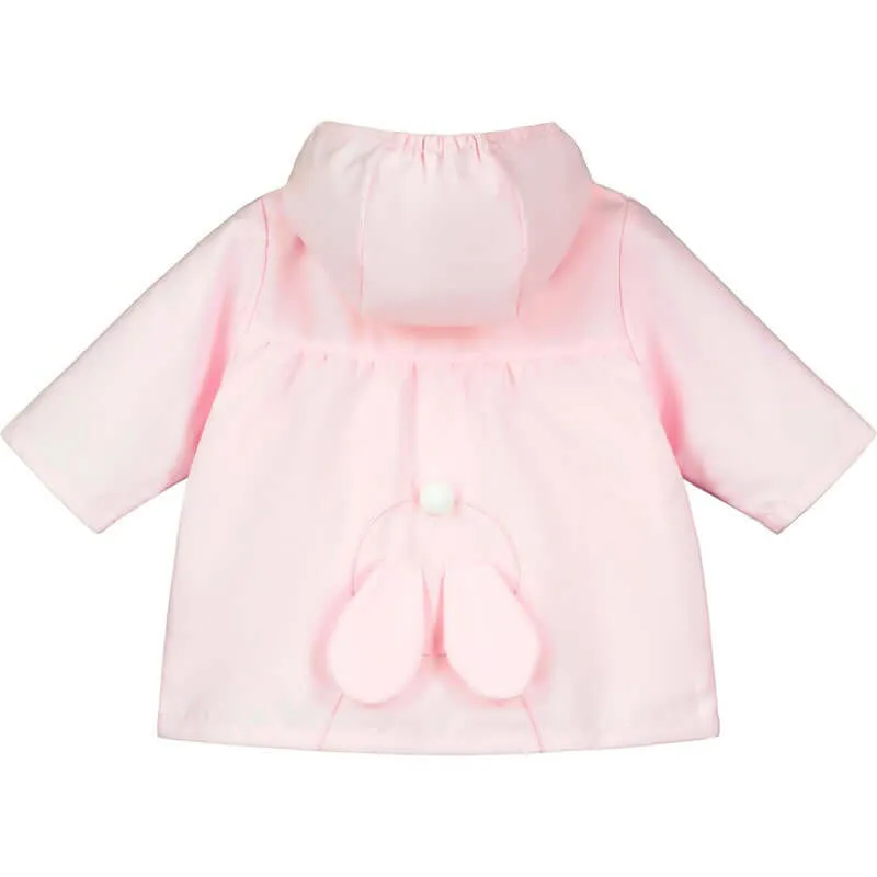 Girls Pink Bunny Head Jacket