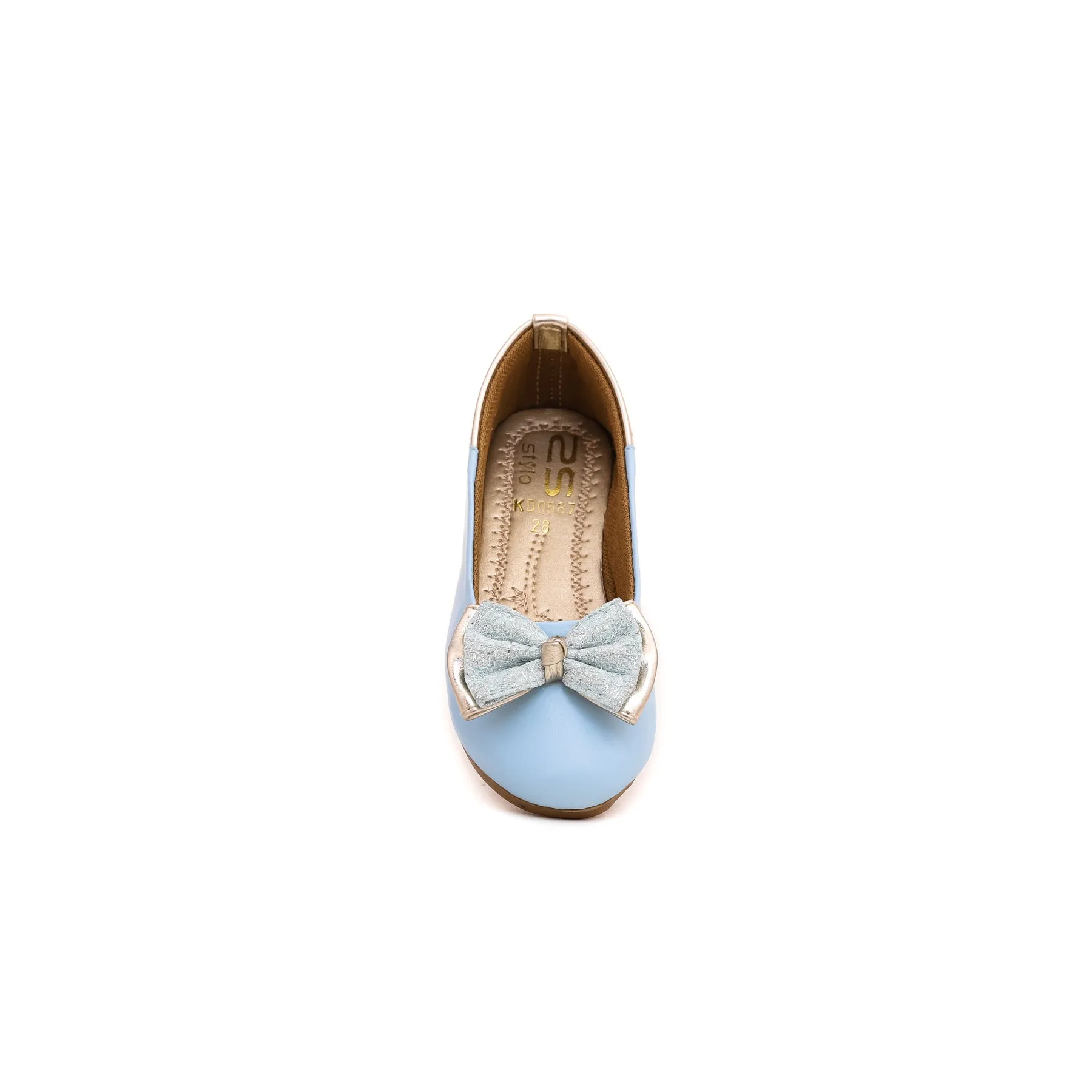 Girls Sky Blue Casual Pumps KD0587