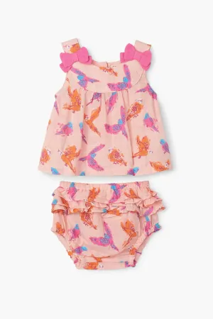 Hatley Chirpy Budgies Baby Girls Set