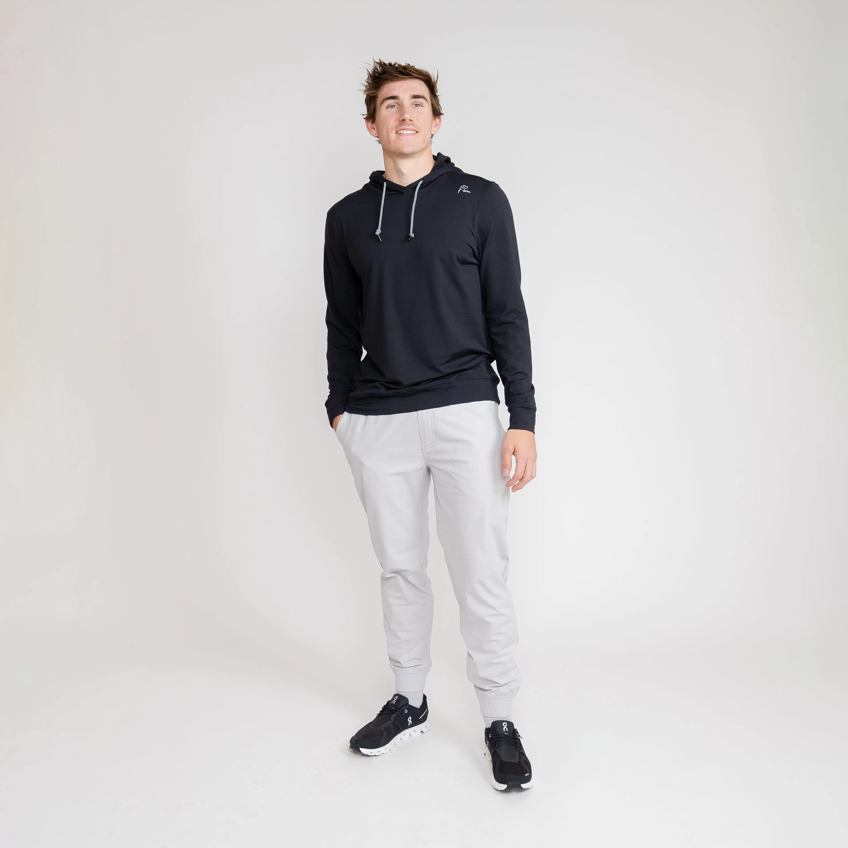 Hesi Performance Hoodie | Solid - Midnight Black