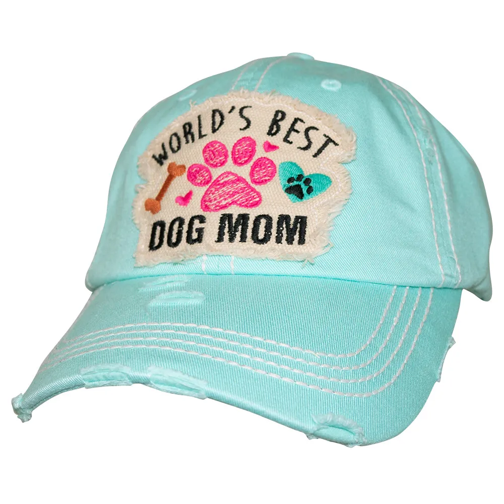 KBV-1362 World's Best Dog Mom Diamond Blue