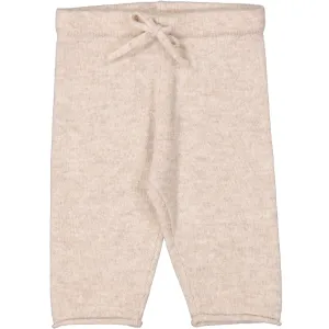 MarMar Cashmere Sand Melange Powy Knit Pants