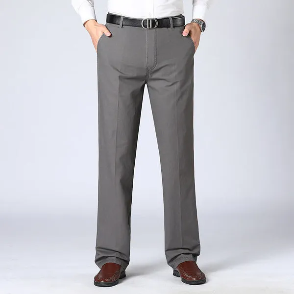 Men's Casual Wool Blend Business Trousers Stylish and Warm | Smart Casual