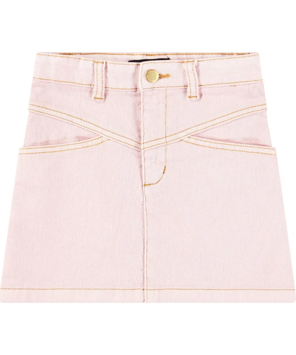 MOLO Baji Denim Skirt in Charlotte Pink