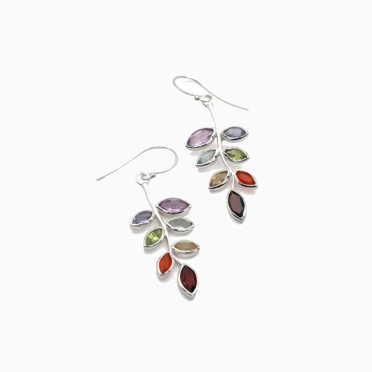 Nature's Charm: Leaf-Shaped Alloy Earrings for a Boho Touch