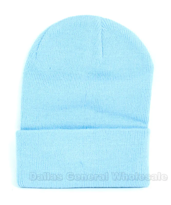 Neon Color Knitted Beanie Hats Wholesale