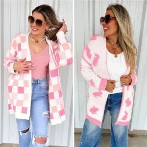 PREORDER: Blakeley Easter Cloud Cardigan in Two Prints