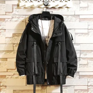 Purpdrank - Women's Hooded Jackets Spring Causal Windbreaker Women Jackets Coats Zipper Ribbons Sportswear Jackets Bomber Famale