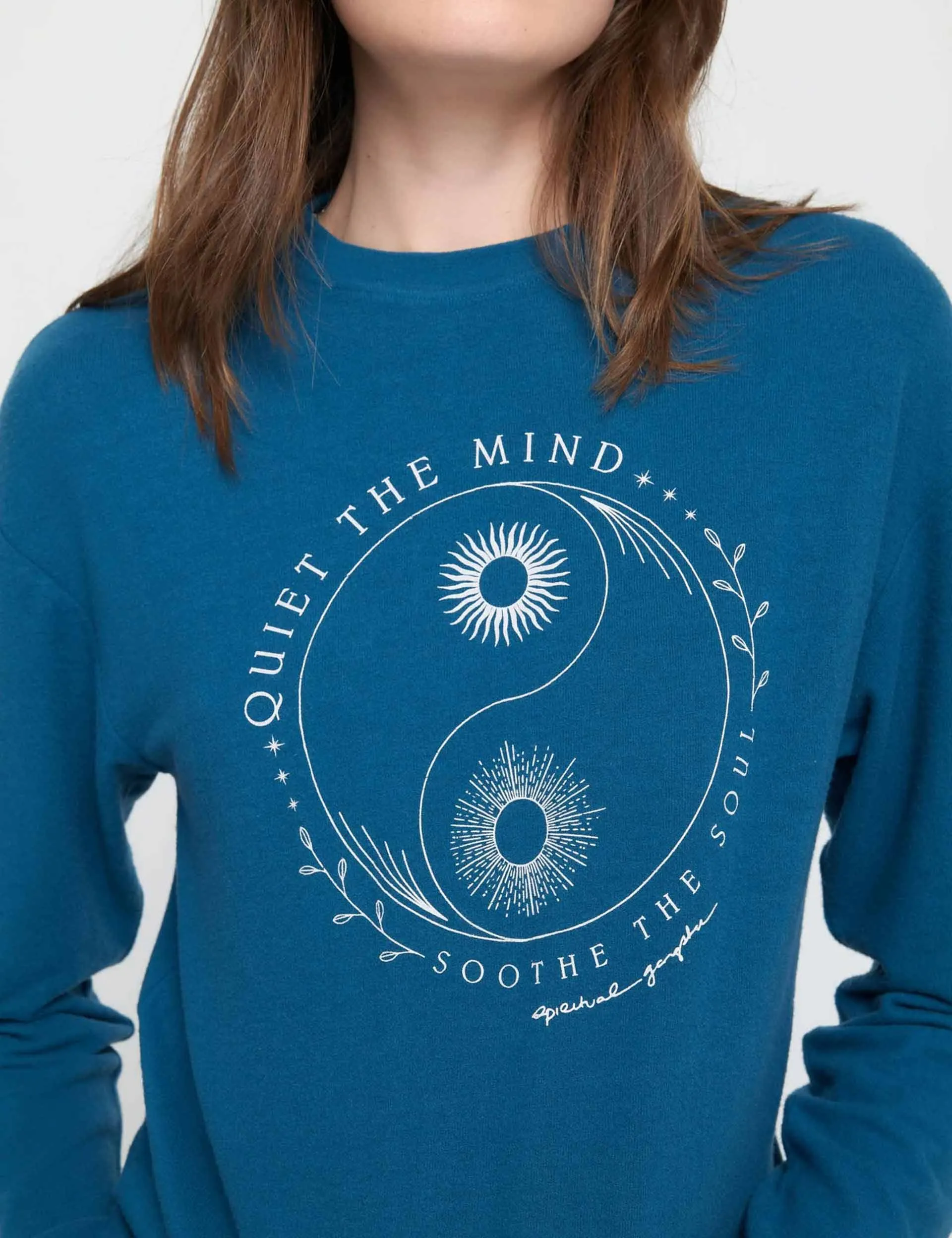 Quiet Mind Savasana Pullover - Topaz