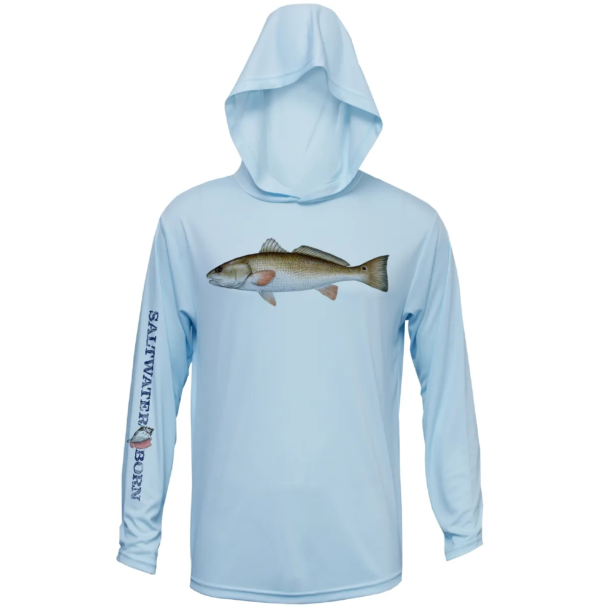 Redfish Long Sleeve UPF 50  Dry-Fit Hoodie