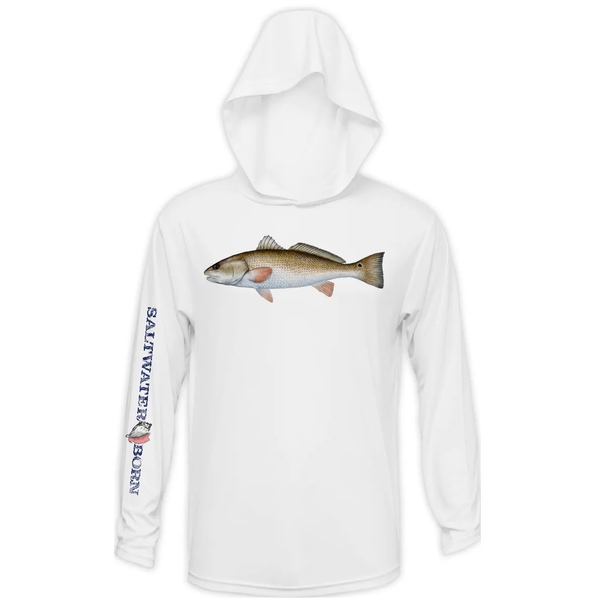 Redfish Long Sleeve UPF 50  Dry-Fit Hoodie