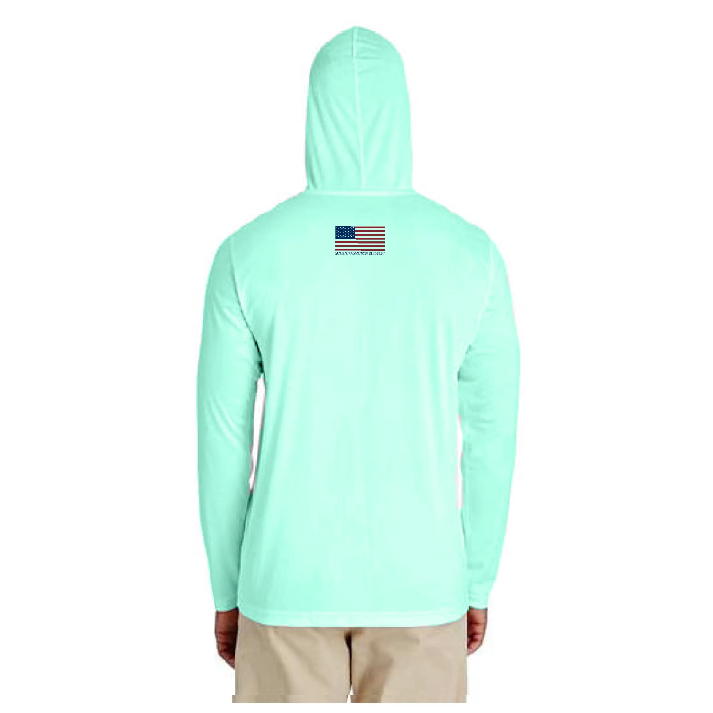 Redfish Long Sleeve UPF 50  Dry-Fit Hoodie