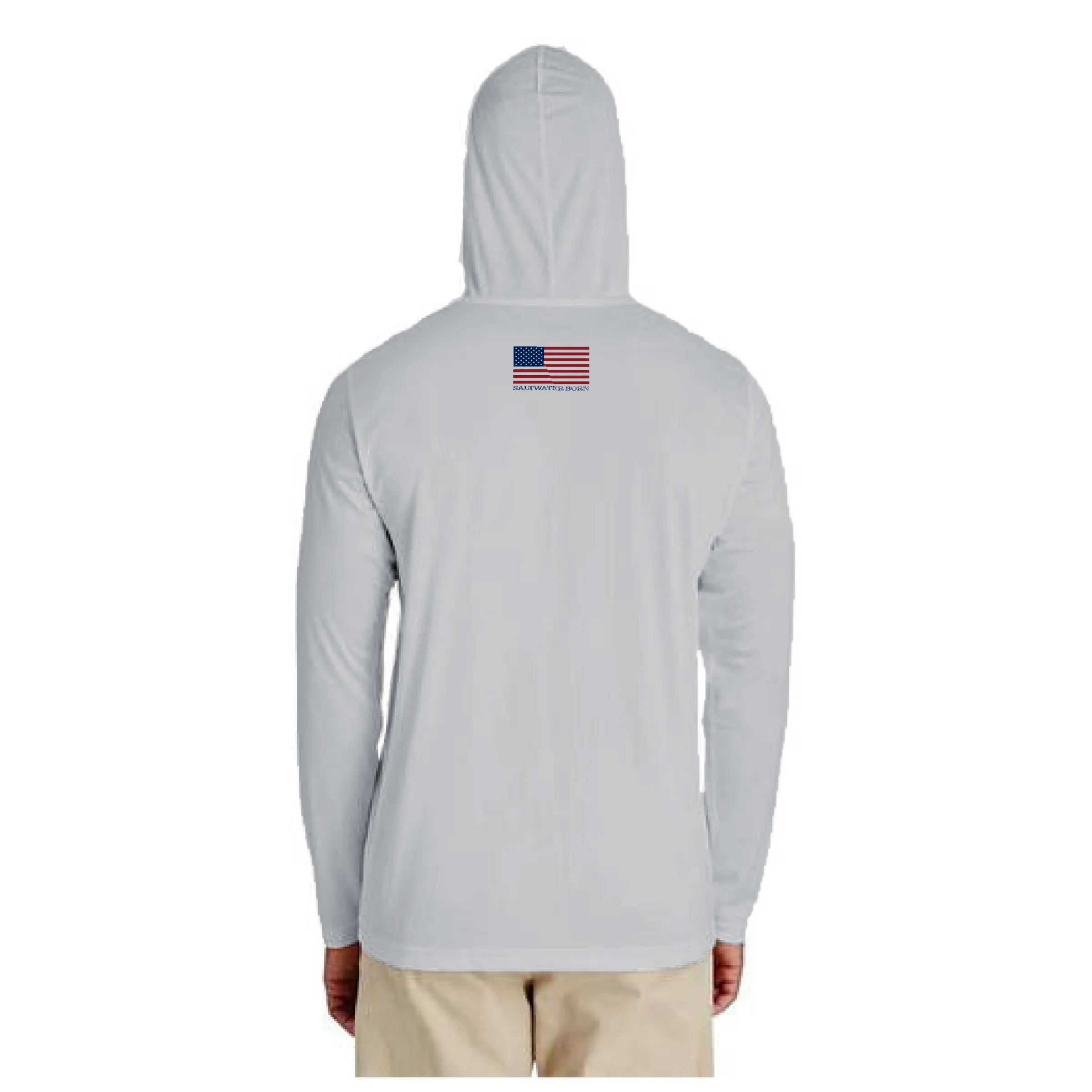 Redfish Long Sleeve UPF 50  Dry-Fit Hoodie