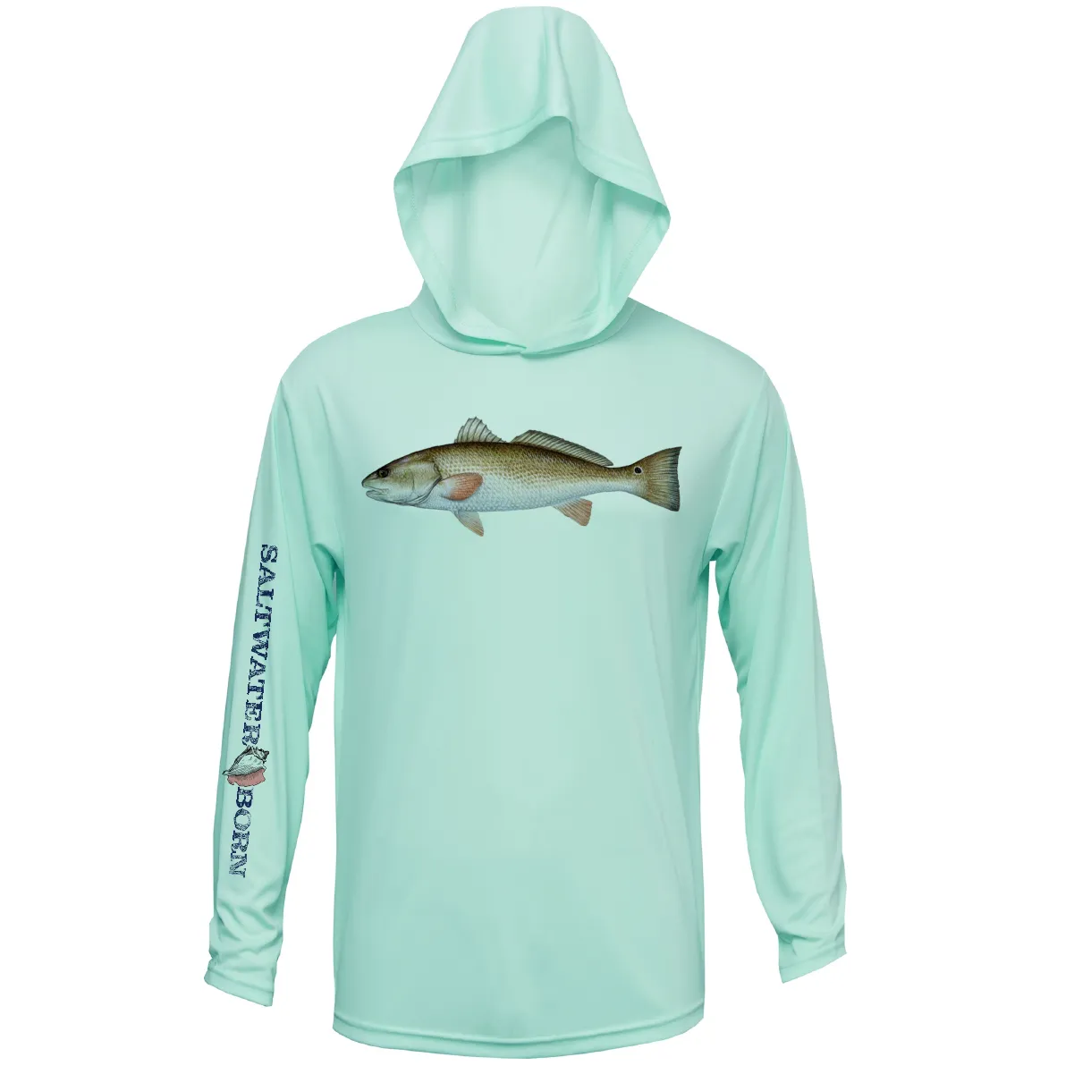 Redfish Long Sleeve UPF 50  Dry-Fit Hoodie