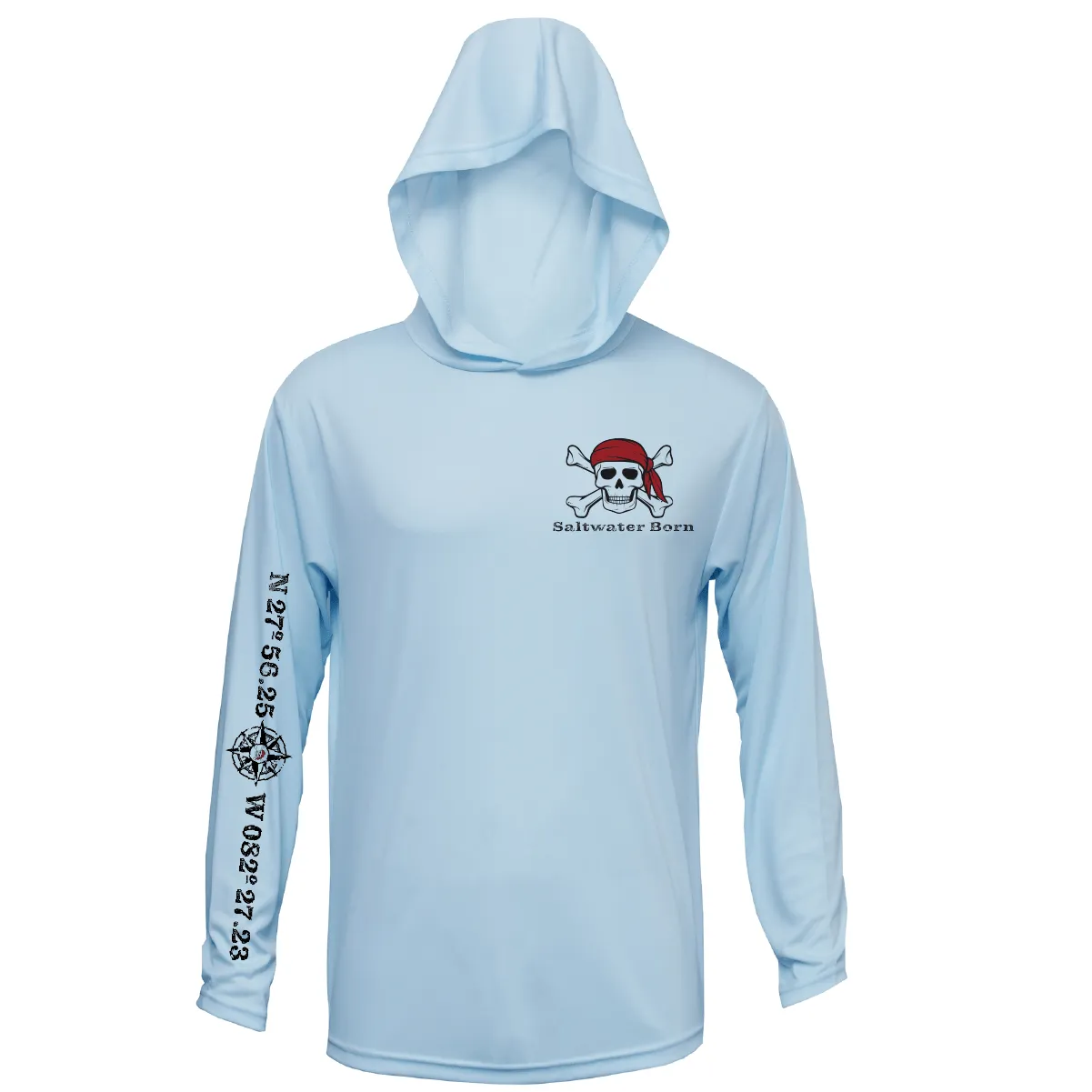 Saltwater Born Blackbeard Long Sleeve UPF 50  Dry-Fit Hoodie