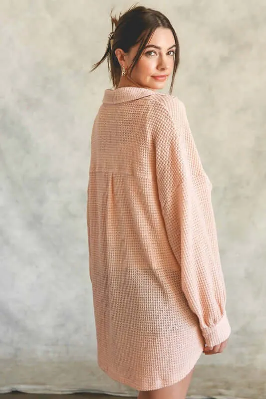 Soft Thermal Knit Shirt Top