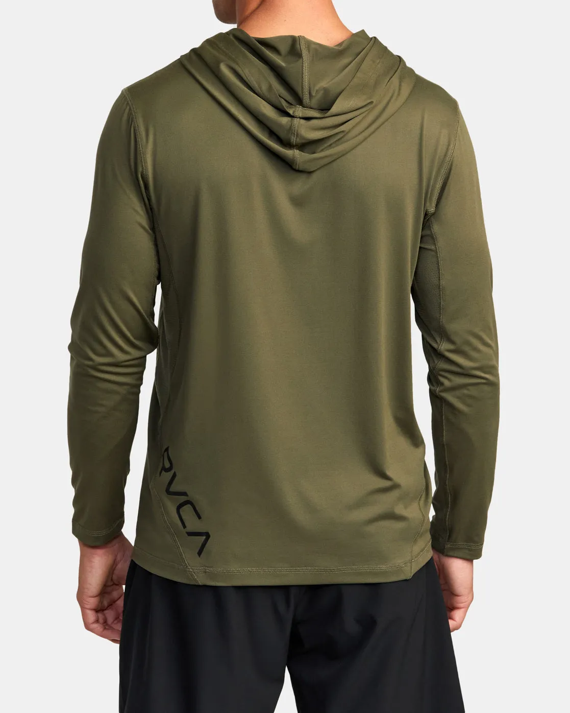 Sport Vent Technical Hooded Top - Olive