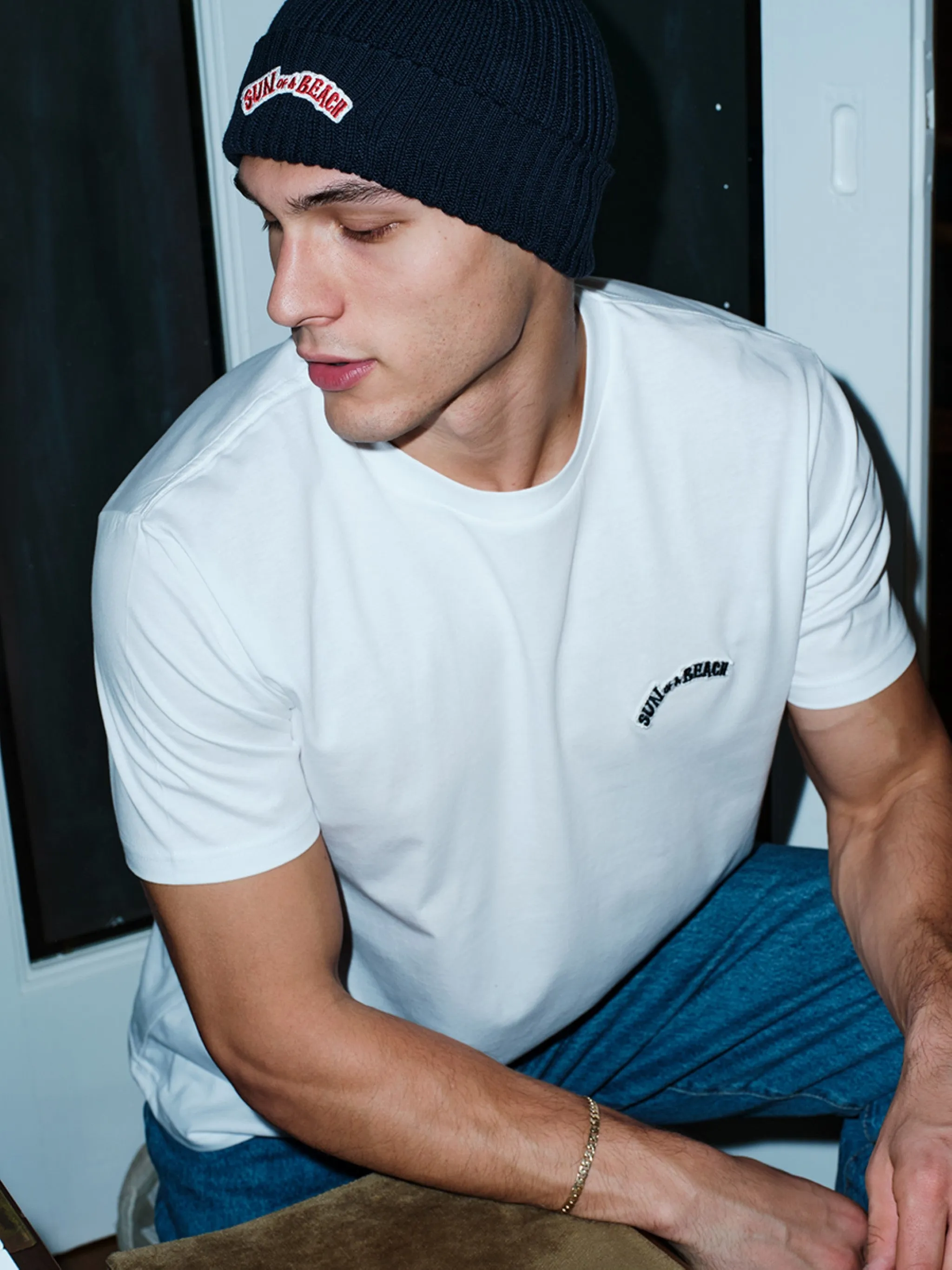 Sun of a Beach Navy | Beanie