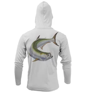 Tarpon Springs, FL Action Tarpon Long Sleeve UPF 50  Dry-Fit Hoodie