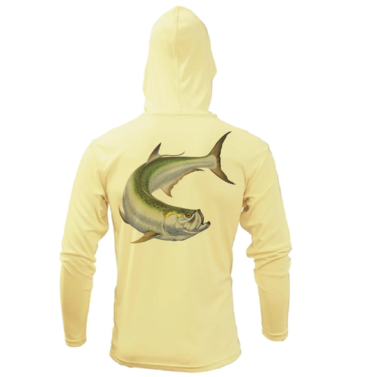 Tarpon Springs, FL Action Tarpon Long Sleeve UPF 50  Dry-Fit Hoodie