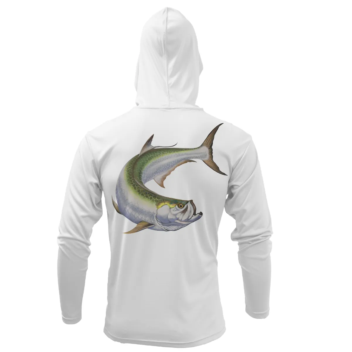 Tarpon Springs, FL Action Tarpon Long Sleeve UPF 50  Dry-Fit Hoodie