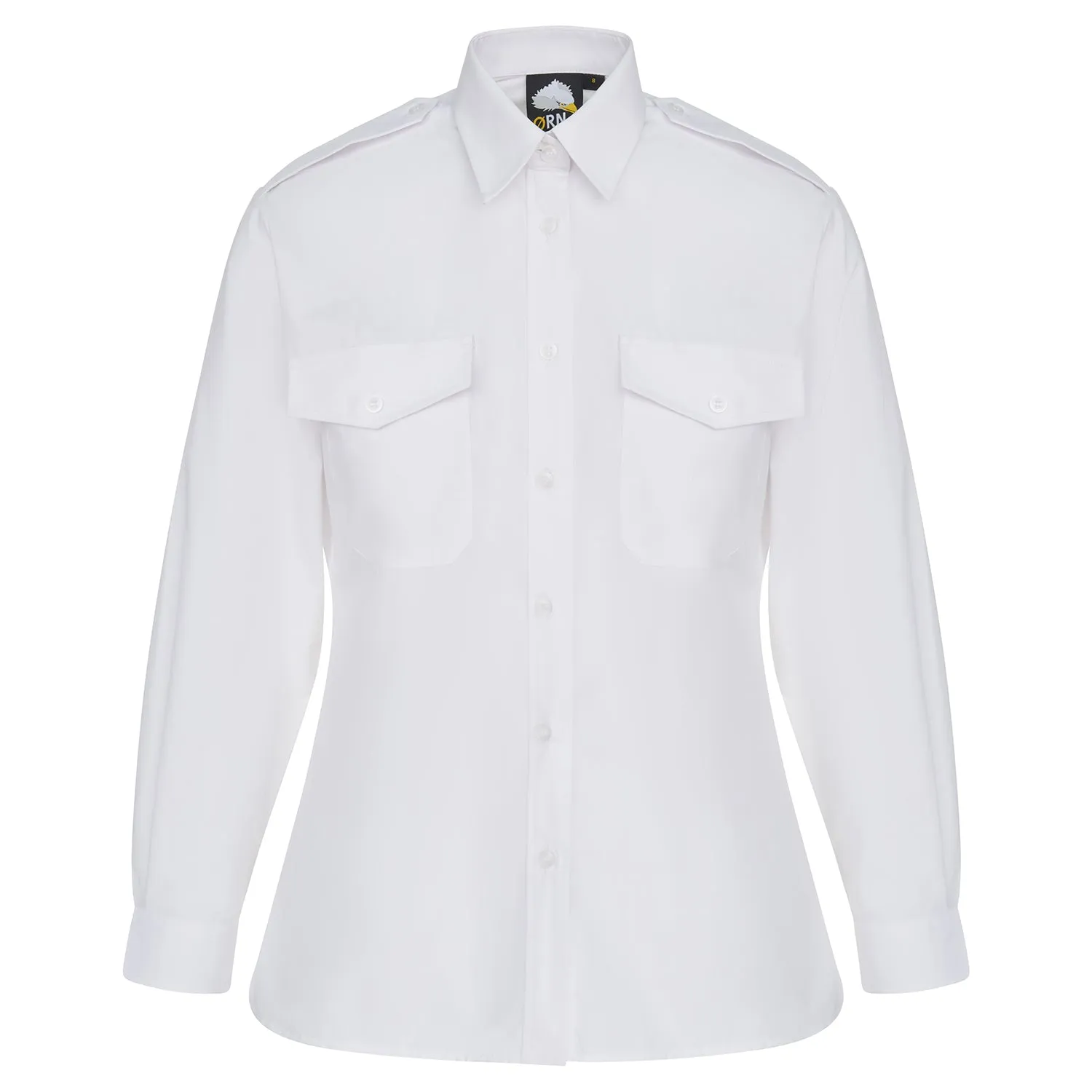 The Classic L/S Pilot Blouse | White