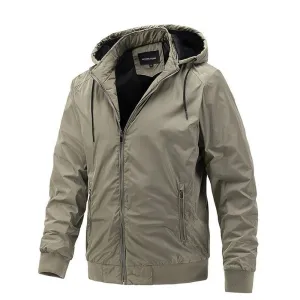 Thin Autumn & Spring Jacket with Removable Hood